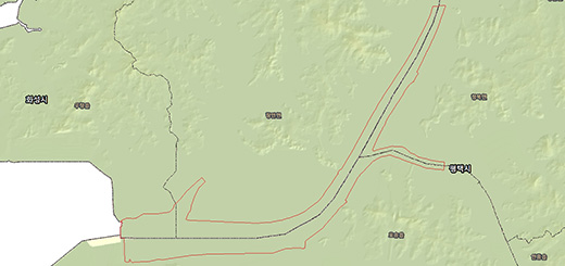 남양호 수산자원보호구역경계 지도이미지