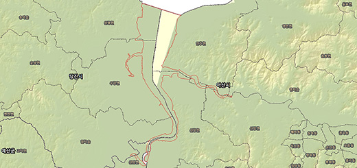 삽교호 수산자원보호구역경계 지도이미지