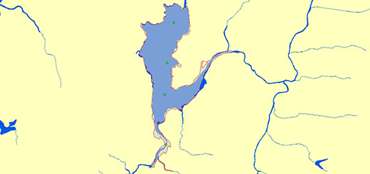 예당호 조사지점 지도이미지