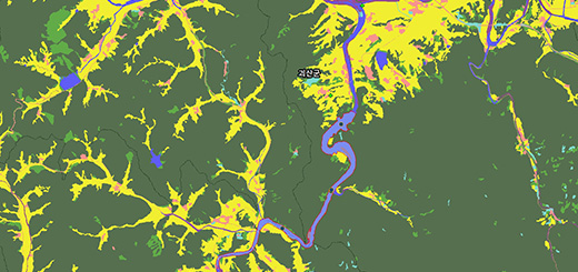괴산호 용도&middot;지역지구 지도이미지