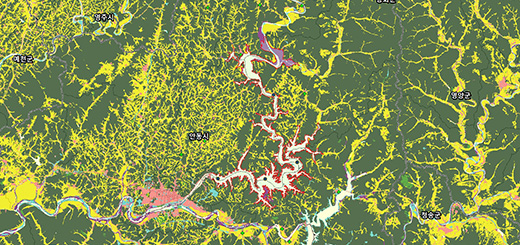 안동호 용도&middot;지역지구 지도이미지