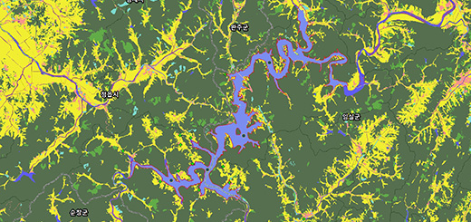 운암호(옥정호) 용도&middot;지역지구 지도이미지
