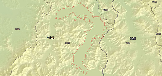 나주호 수산자원보호구역경계 지도이미지