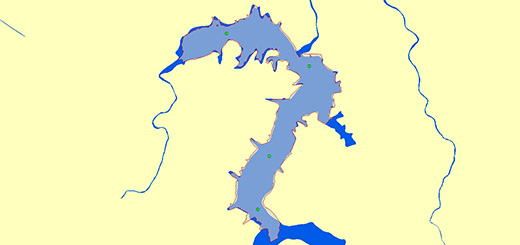 나주호 조사지점 지도이미지