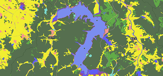 나주호 용도&middot;지역지구 지도이미지