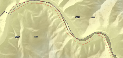 기화천 수산자원보호구역경계 지도이미지