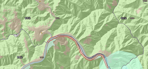 기화천 토지피복도 지도이미지