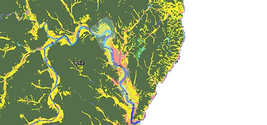 오십천 용도&middot;지역지구 지도이미지