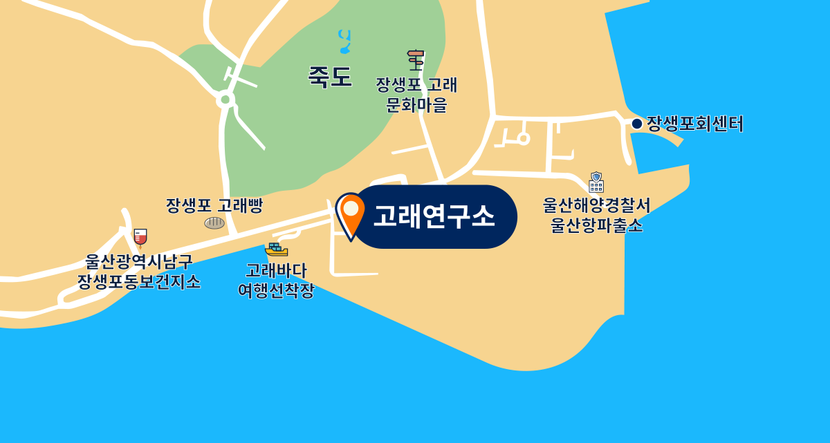 고래연구소 지도그림